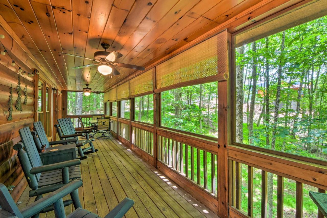 Pinot And Pine Chic Log Cabin About 5 Mi To Blue Ridge Exteriér fotografie