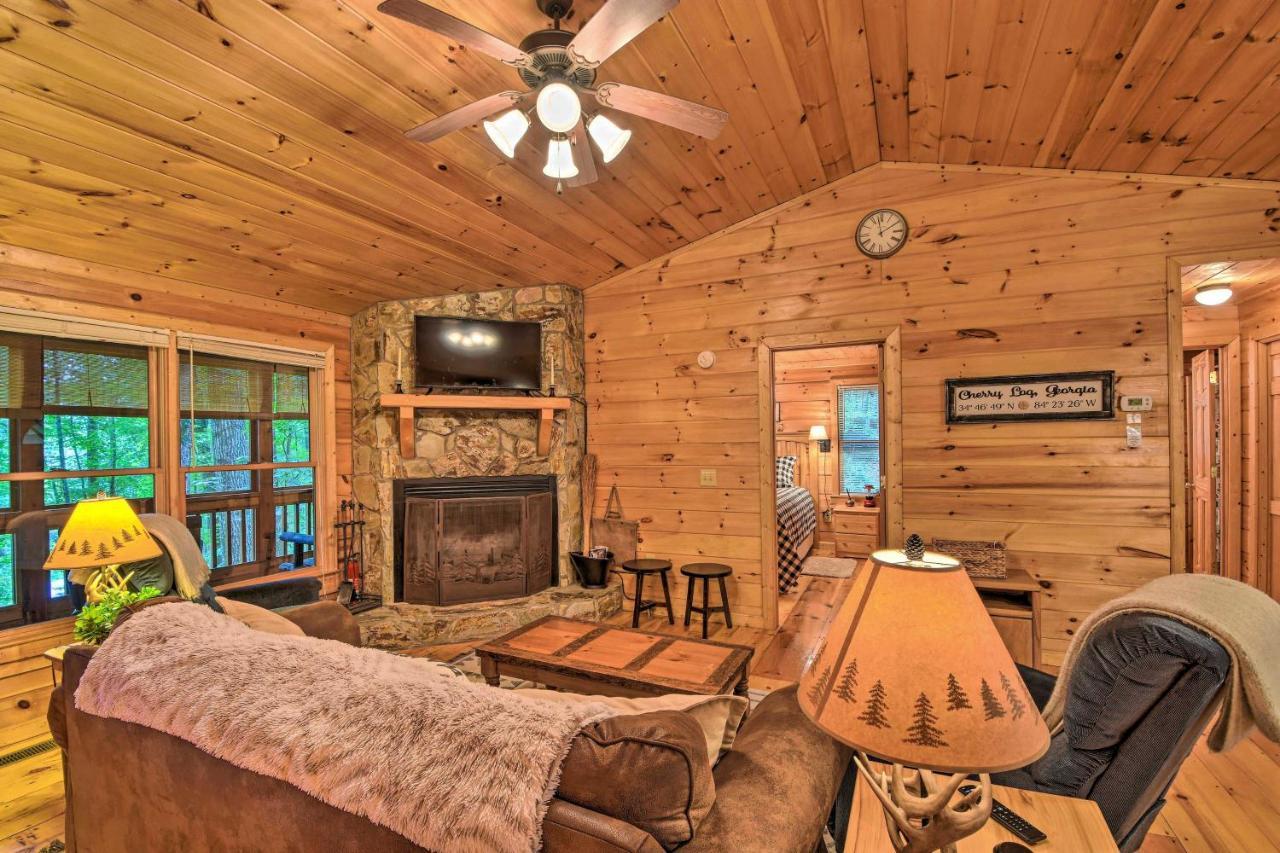 Pinot And Pine Chic Log Cabin About 5 Mi To Blue Ridge Exteriér fotografie