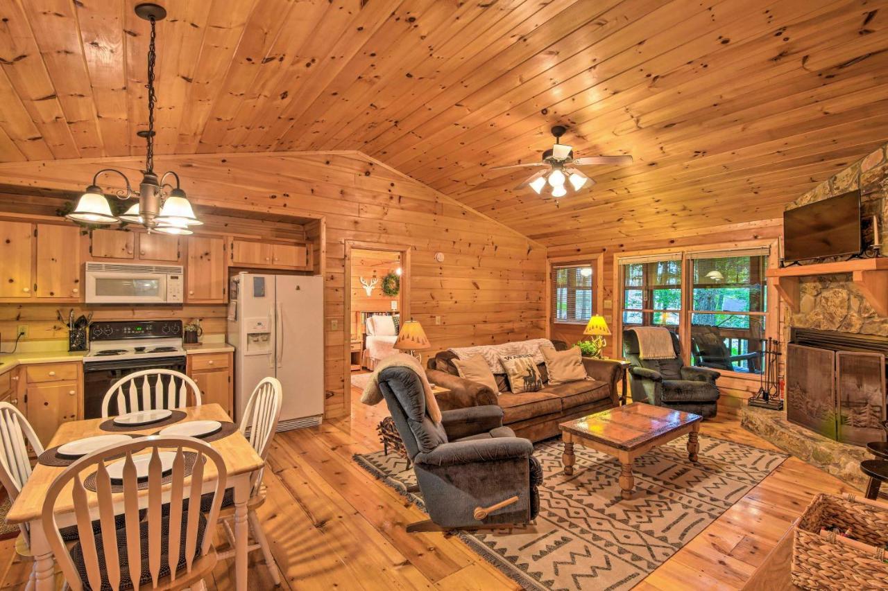 Pinot And Pine Chic Log Cabin About 5 Mi To Blue Ridge Exteriér fotografie