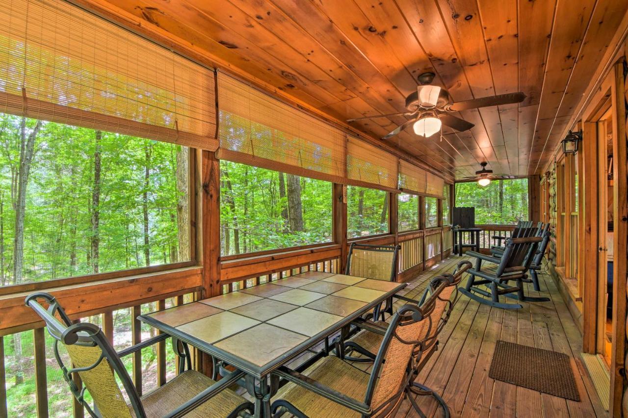 Pinot And Pine Chic Log Cabin About 5 Mi To Blue Ridge Exteriér fotografie